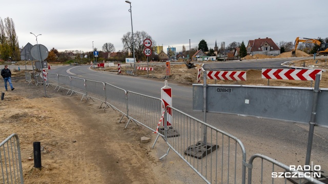 Fot. Robert Stachnik [Radio Szczecin] Już za tydzień ul. Granitowa znowu przejezdna [ZDJĘCIA]