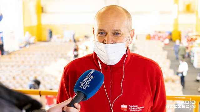 Fot. Robert Stachnik [Radio Szczecin] Paczki pomocowe dla Polaków na Kresach już prawie gotowe [WIDEO, ZDJĘCIA]