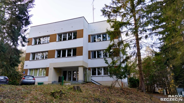 Fot. Robert Stachnik [Radio Szczecin] Nowa siedziba Wolińskiego Parku Narodowego prawie gotowa