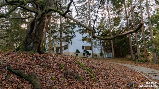 Fot. Robert Stachnik [Radio Szczecin] Nowa siedziba Wolińskiego Parku Narodowego prawie gotowa