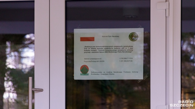 Fot. Robert Stachnik [Radio Szczecin] Nowa siedziba Wolińskiego Parku Narodowego prawie gotowa