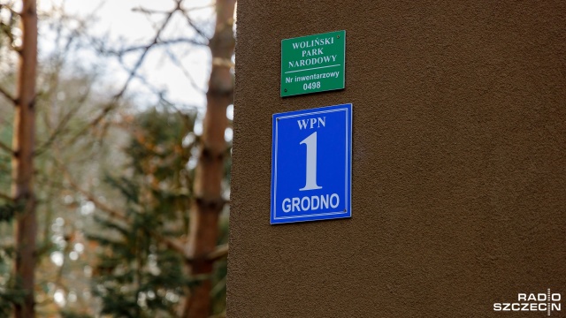 Fot. Robert Stachnik [Radio Szczecin] Nowa siedziba Wolińskiego Parku Narodowego prawie gotowa