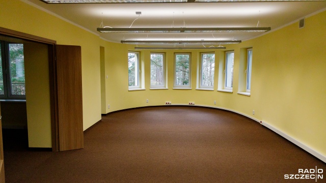Fot. Robert Stachnik [Radio Szczecin] Nowa siedziba Wolińskiego Parku Narodowego prawie gotowa