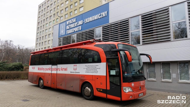 Fot. Robert Stachnik [Radio Szczecin] Dzień Krwiodawcy na Akademii Morskiej [WIDEO, ZDJĘCIA]