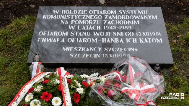 Fot. Robert Stachnik [Radio Szczecin] Szczecin pamięta: 39. rocznica wprowadzenia stanu wojennego [WIDEO, ZDJĘCIA]