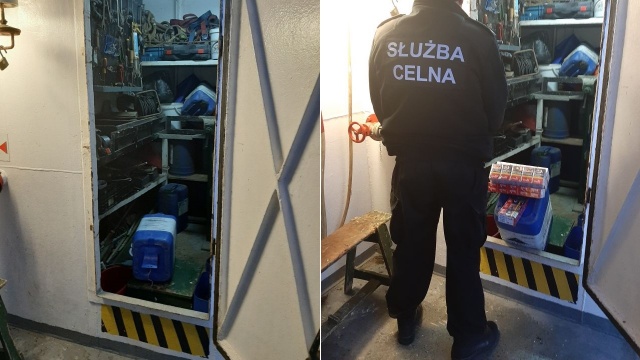 Tysiąc sztuk nielegalnych papierosów w szczecińskim porcie. Ładunek odkryli funkcjonariusze Straży Granicznej podczas kontroli statku Juergen K, zacumowanego przy Nabrzeżu Regalica.