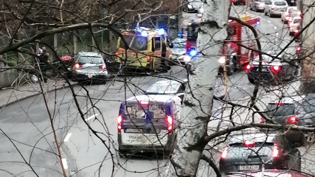 Wypadek na ulicy Ofiar Oświęcimia w Szczecinie.