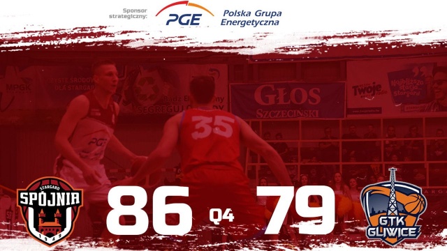 Zwycięstwo koszykarzy Spójni w Energa Basket Lidze