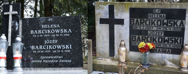 Po raz trzeci obchodzimy w Polsce Narodowy Dzień Pamięci Polaków ratujących Żydów pod okupacją niemiecką. Z tej okazji szczeciński oddział Instytutu Pamięci Narodowej odnowił na Cmentarzu Centralnym w Szczecinie nagrobek Heleny i Józefa Barcikowskich.
