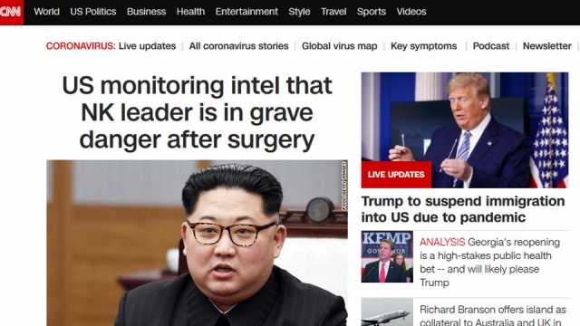 Przywódca Korei Północnej ma znajdować się w poważnym stanie - poinformowała stacja telewizyjna CNN.
