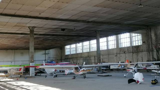 Część remontu szczecińskiego aeroklubu zakończona. Odnowiony został historyczny hangar.