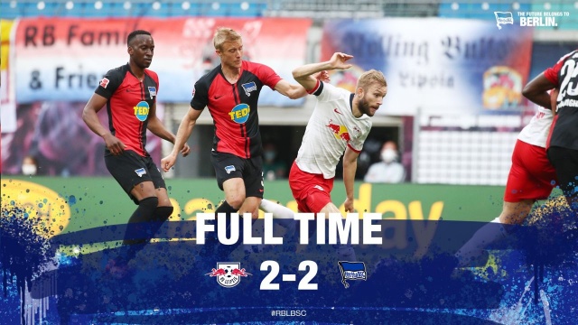 Krzysztof Piątek strzelił gola, a jego Hertha BSC zremisowała na wyjeździe z RB Lipsk 2:2 (1:1) w meczu 28. kolejki niemieckiej ekstraklasy piłkarskiej.