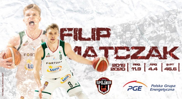 PGE Spójnia kompletuje skład na nowy sezon Energa Basket Ligi. Koszykarzem stargardzkiego klubu został Filip Matczak.
