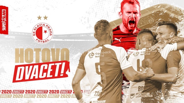 Piłkarze Slavii Praga zapewnili sobie na trzy kolejki przed zakończeniem rozgrywek tytuł mistrzów Czech.