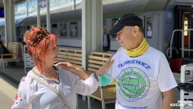 Szczeciński podróżnik Ryszard Tunkiewicz znowu wyruszył w drogę. Tym razem zamierza pokonać 1400 km wzdłuż Wisły rowerem.