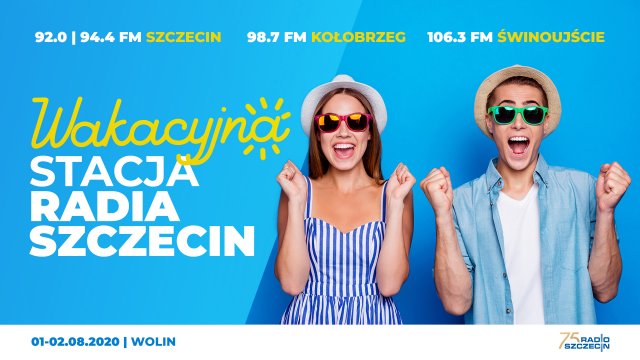 Pora na kolejną Wakacyjną Stację Radia Szczecin. Tym razem odwiedzimy Wolin. Będziemy mieć dla was radiowe gadżety i dużo dobrej muzyki.