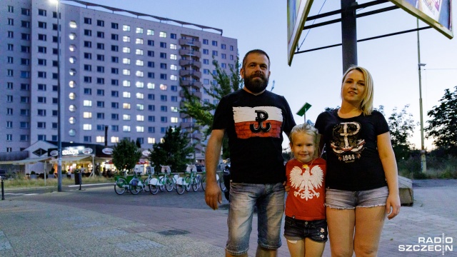 Symbol Polski Walczącej na szczecińskim akademiku Kordecki. W ten sposób Fundacja Polskich Wartości upamiętniła 76. rocznicę Powstania Warszawskiego.