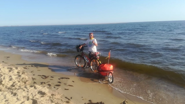 Ryszard Tunkiewicz, 70-letni podróżnik ze Szczecina wrócił właśnie z wyprawy rowerowej wzdłuż Wisły. Przejechał 1180 kilometrów w ciągu 20 dni.