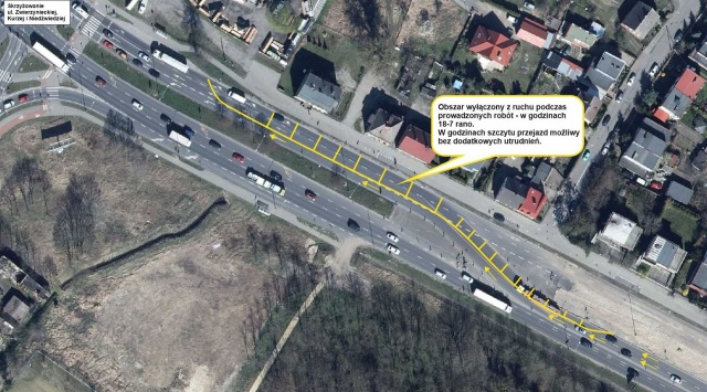 Uwaga kierowcy podróżujący drogą krajową nr 10 w rejonie węzła Szczecin Kijewo. Od popołudnia w środę zmieni się organizacja ruchu na skrzyżowaniu ulic Zwierzynieckiej z Kurzą, czyli od Stargardu w stronę centrum miasta.