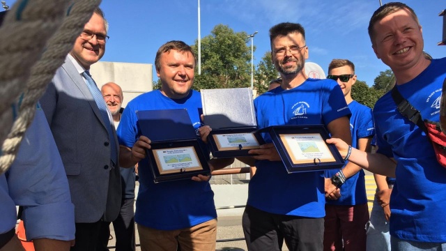 Jacht Dar Szczecina był najlepszy na każdym odcinku wyścigów. Jednostki rywalizowały na trasie Świnoujście-Gdynia-Kołobrzeg-Szczecin.