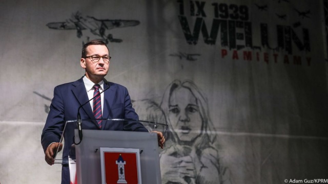 O 4:40 w Wieluniu w woj. łódzkim rozpoczęły się obchody 81. rocznicy wybuchu II Wojny Światowej. Wziął w nich udział premier Mateusz Morawiecki.