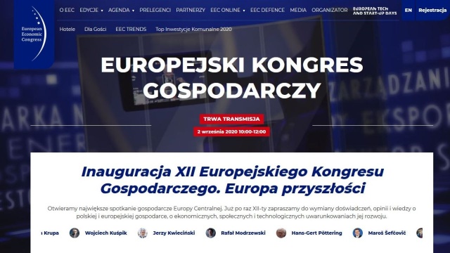 W Katowicach rozpoczyna się Europejski Kongres Gospodarczy. Wydarzenie, początkowo zaplanowane na maj, zostało przeniesione z powodu epidemii COVID-19.