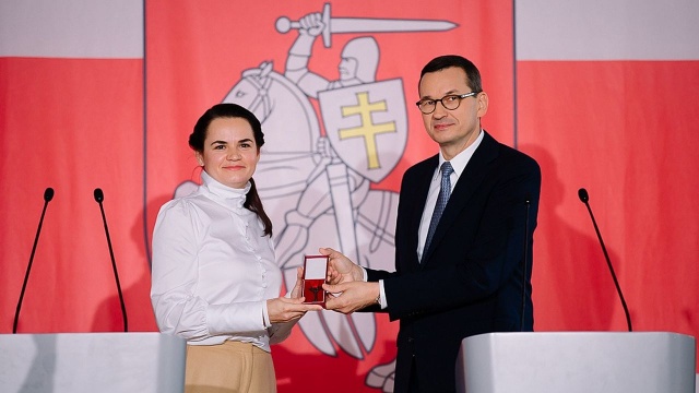 Premier Mateusz Morawiecki powiedział, że suwerenna Białoruś jest polską racją stanu.