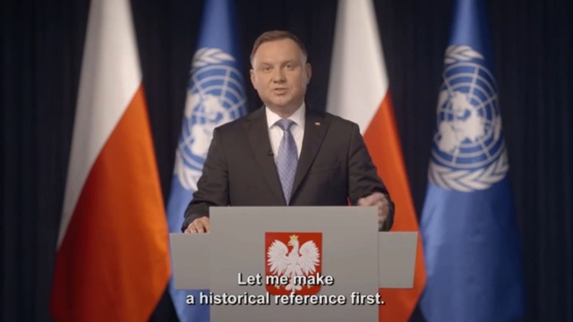 Andrzej Duda wezwał kraje ONZ do globalnej solidarności. Polski prezydent jako jeden z kilkudziesięciu przywódców wygłosił przemówienie na forum Zgromadzenia Ogólnego Narodów Zjednoczonych.