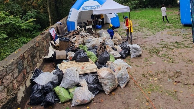 Ciężarówkę pełną śmieci uzbierano podczas pierwszej edycji Trashmageddonu.
