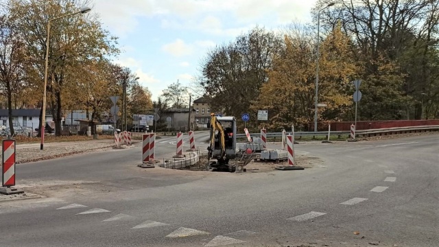 Tymczasowe rondo w Stargardzie znika - pojawi się stałe.