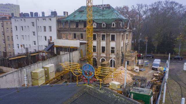Trwają prace nad budową łącznika. Równo za rok do użytku ma zostać oddane Muzeum Techniki i Komunikacji w Szczecinie w nowej odsłonie.