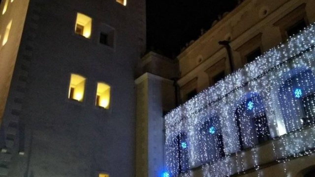 Ozdoby pojawiły się już także na Zamku Książąt Pomorskich w Szczecinie.