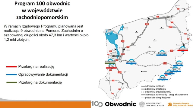 Szczeciński oddział Generalnej Dyrekcji Dróg Krajowych i Autostrad wybrał wykonawcę, który zaprojektuje planowaną Obwodnicę Kołbaskowa.
