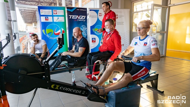 W nietypowych warunkach i scenerii niepełnosprawni wioślarze Startu Szczecin wystąpili w Mistrzostwach Europy na ergometrze wioślarskim.