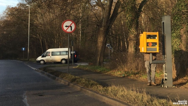 Fotoradar w Zdunowie, przed wjazdem do Szczecina od strony Stargardu, już działa. Jego instalacja trwała kilka miesięcy.