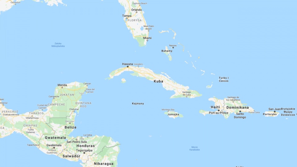Karaiby. Fot. www.google.com/maps