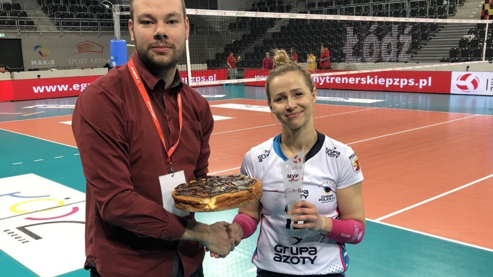 MVP spotkania została Paulina Maj-Erwardt. Fot. Chemik Police