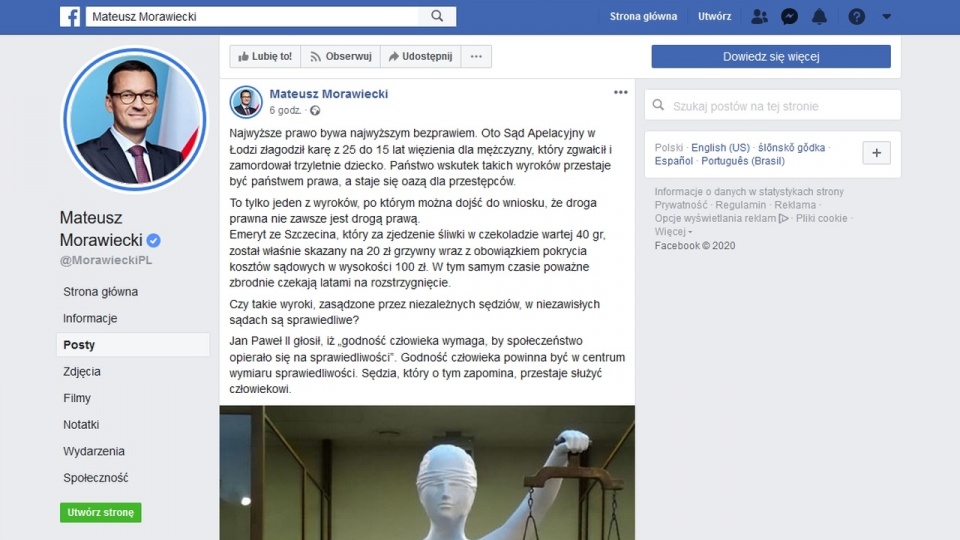 Mat. www.facebook.com/MorawieckiPL/