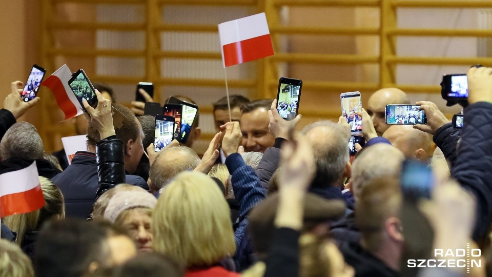 Prezydent Andrzej Duda na spotkaniu z mieszkańcami regionu. Fot. R. Stachnik
