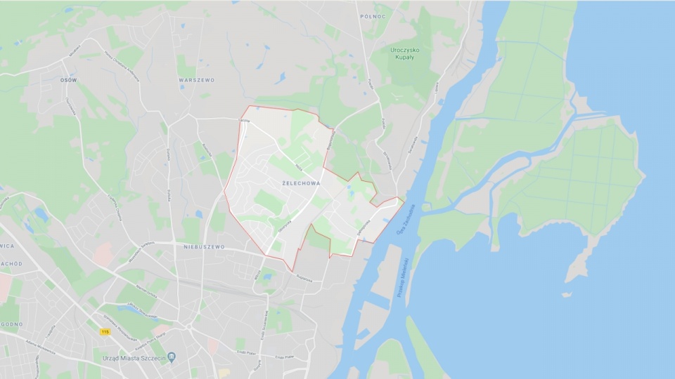 Żelechowa to część miasta i osiedle administracyjne Szczecina. Fot. www.google.com/maps
