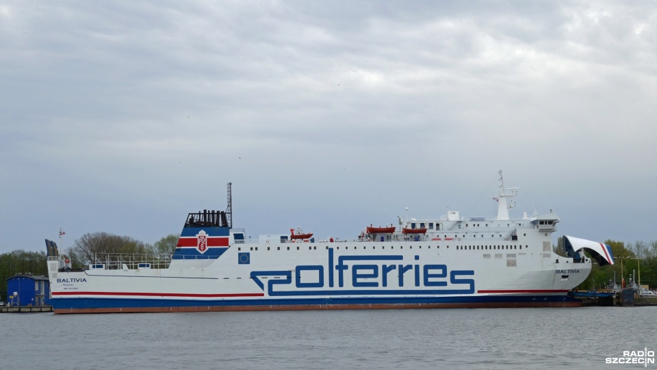 Baltivia pokonała trasę z Sassnitz do Kłajpedy w 18 godzin. Fot. Maciej Papke [Radio Szczecin]