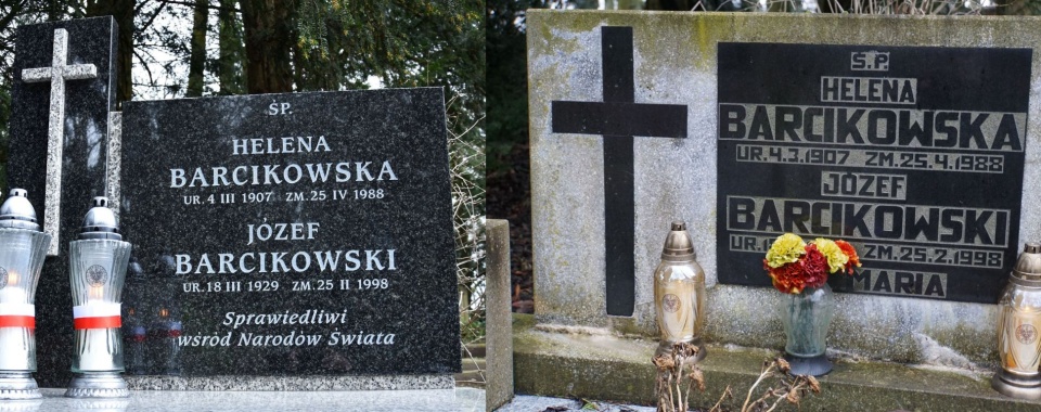 Szczeciński oddział Instytutu Pamięci Narodowej odnowił na Cmentarzu Centralnym w Szczecinie nagrobek Heleny i Józefa Barcikowskich. Fot. twitter.com/IPN_Szczecin