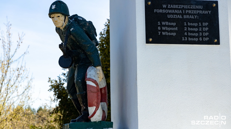 Forsowanie Odry było pierwszą bitwą oddziałów polskich na terytorium Niemiec w czasie II wojny światowej. Fot. Robert Stachnik [Radio Szczecin]