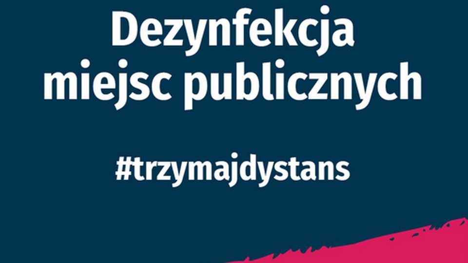 Dezynfekcja ruszy o godz. 19.30. źródło: https://wrotagryfina.pl/