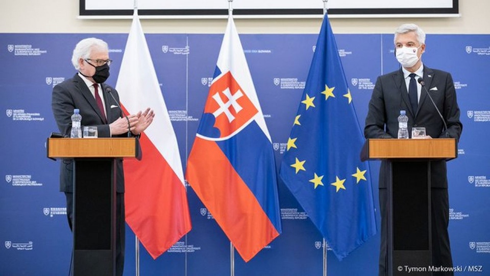 Jacek Czaputowicz i Ivan Korčok. Fot. Twitter/ Ministerstwo Spraw Zagranicznych RP