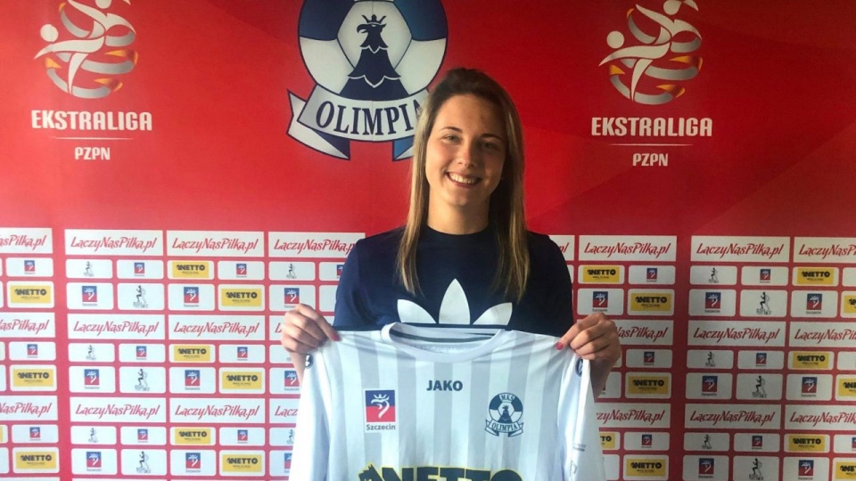 Natalia Piątek została nową piłkarką występującej w ekstraklasie kobiet Olimpii Szczecin. źródło: https://www.facebook.com/MKSOlimpiaSzczecin