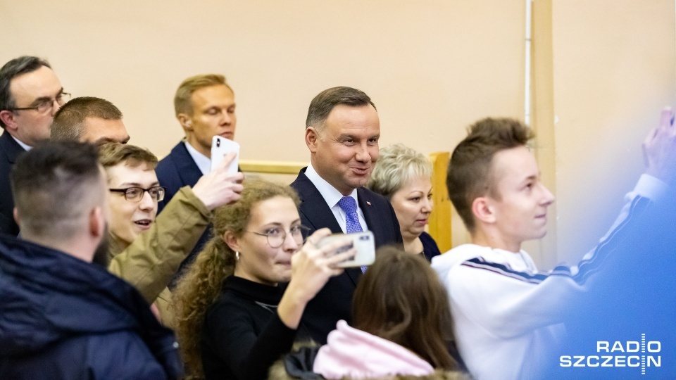 Prezydent Andrzej Duda z wizytą w Brojcach. Fot. Robert Stachnik [Radio Szczecin/Archiwum]