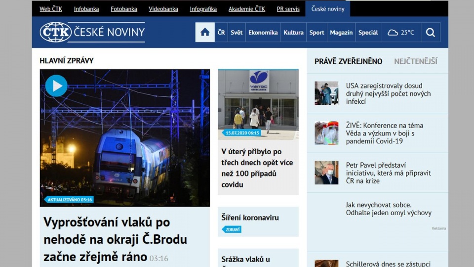 Do katastrofy doszło koło miejscowości Czeski Brod na wschód od Pragi. https://www.ceskenoviny.cz/