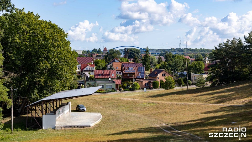 Wolin wybuduje dwudziestopięciometrową wieżę widokową, z której będzie widać panoramę Zalewu Szczecińskiego i całe miasto. Fot. Robert Stachnik [Radio Szczecin]