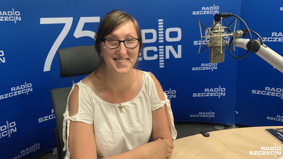 Paulina Romanowicz, prezes Stowarzyszenie Przyjaciół Stołczyna "Forum". Fot. Katarzyna Świerczyńska [Radio Szczecin]